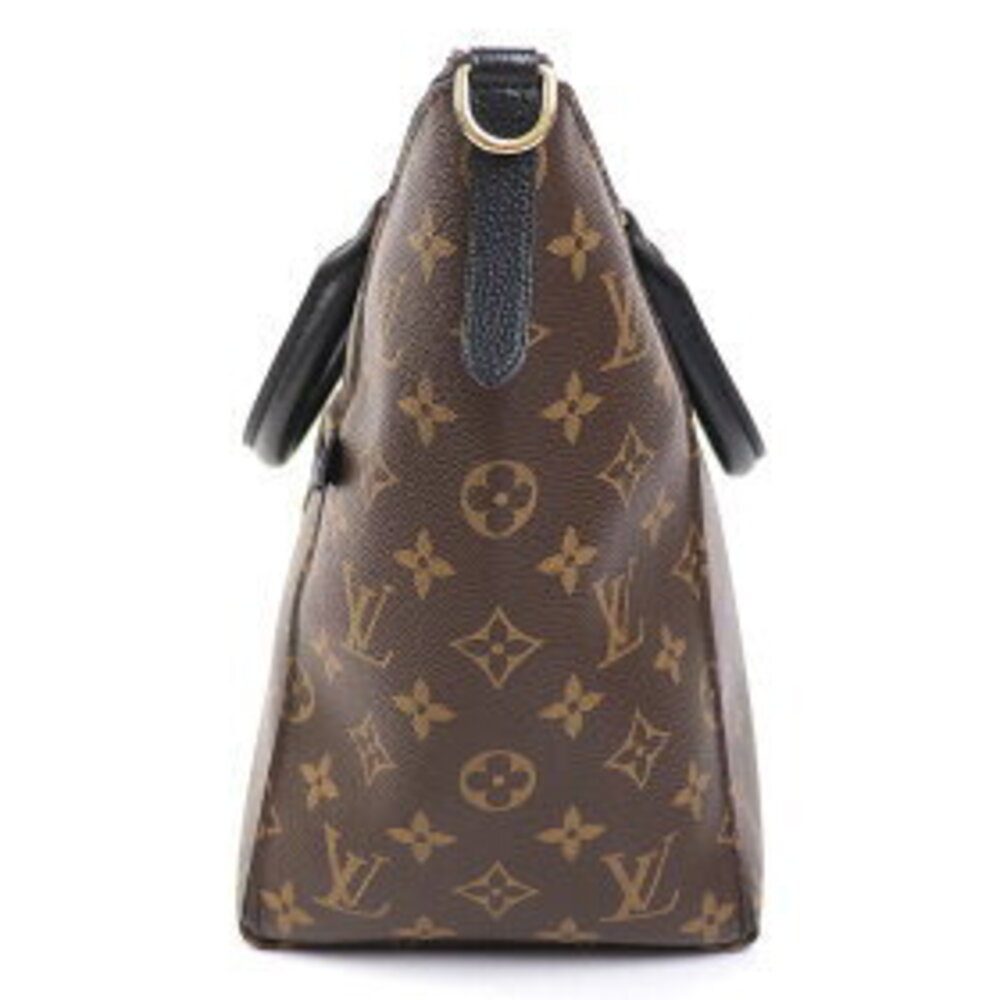 Louis Vuitton Black Noir Monogram HAND TOURNEL LV Leather Black Shoulder - Picture 5 of 9
